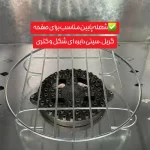 تنور گازی هیزم مدل سه شعله ساج دار درب پنجره ای - Image 3