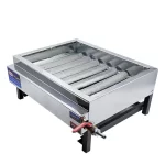 کباب پز گازی 7 شعله پایه دار تمام استیل معروف - Image 3