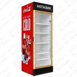 یخچال ویترینی 60 سانت هیتاشی مدل تاج بلند طرح کوکا کولا