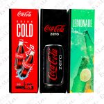 یخچال ویترینی 60 سانت هیتاشی مدل تاج بلند طرح کوکا کولا - Image 11