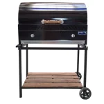 باربیکیو گازی لعابی 11 شعله 80 سانت هیزم مدل درب کانادایی