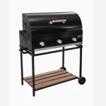 باربیکیو گازی 90 سانت هیزم مدل 12 شعله درب کانادایی (پس کرایه)