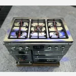 اجاق گاز 5 شعله صفحه استیل طرح فر تاکنو فارناس - Image 3