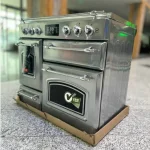 اجاق گاز 5 شعله صفحه استیل طرح فر تاکنو فارناس - Image 6